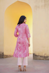 Women Lightpink Print With Embroidered Kurta Pant Dupatta-P1221LIGHTPINK_ON